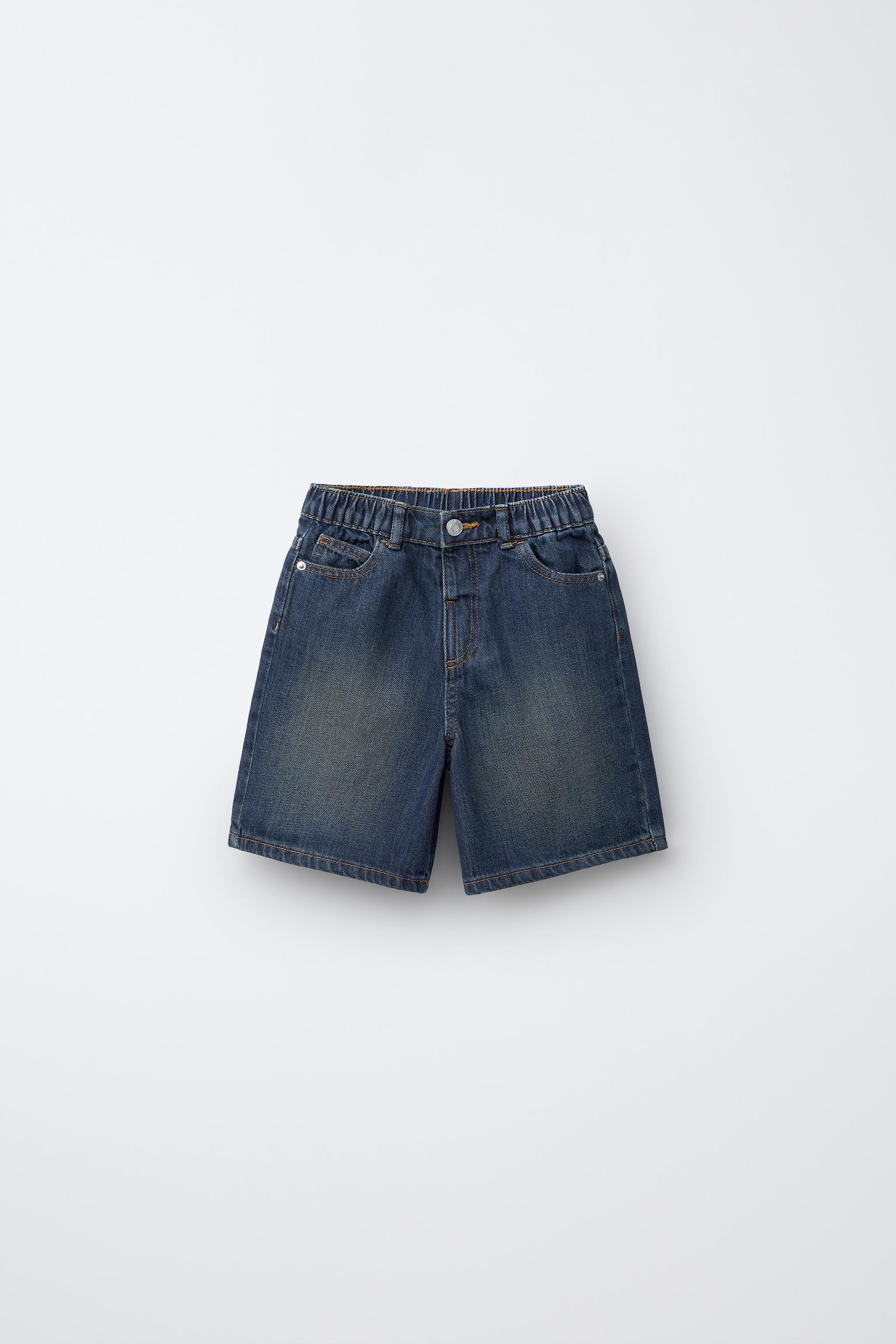 BERMUDA EN JEAN ACID WASH